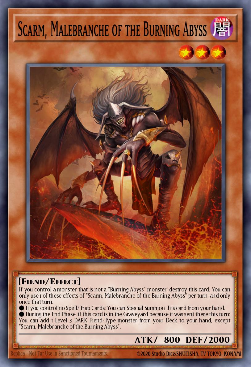Scarm, Malebranche of the Burning Abyss BLGG-EN062 – Battles of Legend: Glorious Gallery