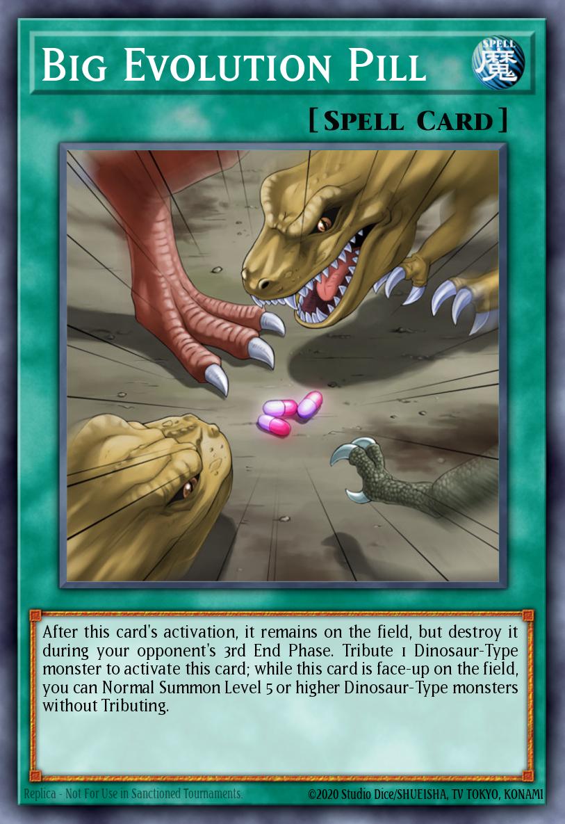 Big Evolution Pill SR04-EN023 – Dinosmasher's Fury Structure Deck