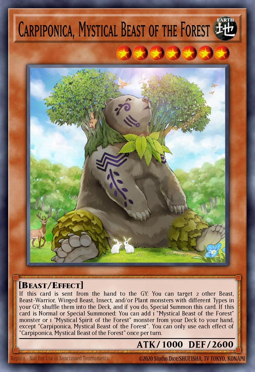 Carpiponica, Mystical Beast of the Forest MP22-EN134 – 2022 Tin of the Pharaoh's Gods