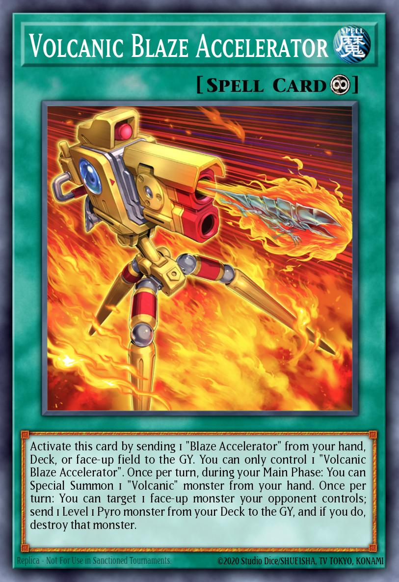 Volcanic Blaze Accelerator LD10-EN021 – Legendary Duelists: Soulburning Volcano