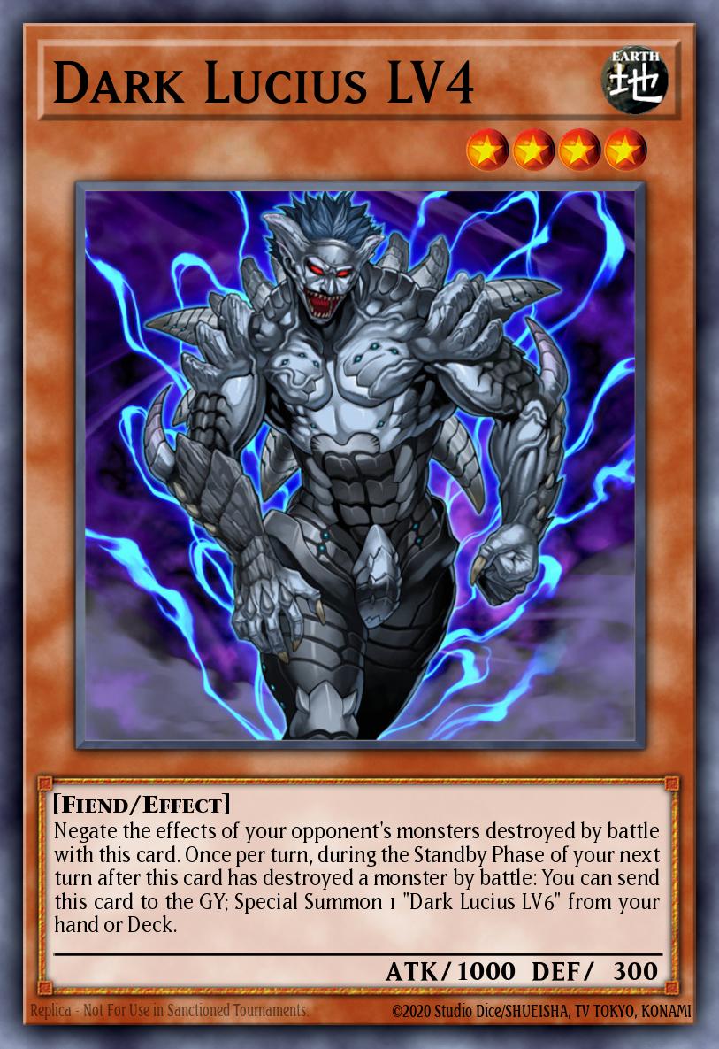 Dark Lucius LV4 SS05-ENB10 – Speed Duel Starter Decks: Twisted Nightmares