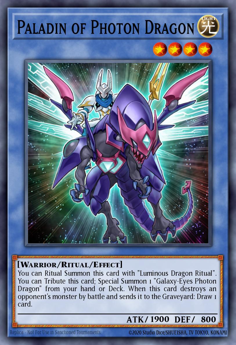 Paladin of Photon Dragon LVAL-EN045 – Legacy of the Valiant