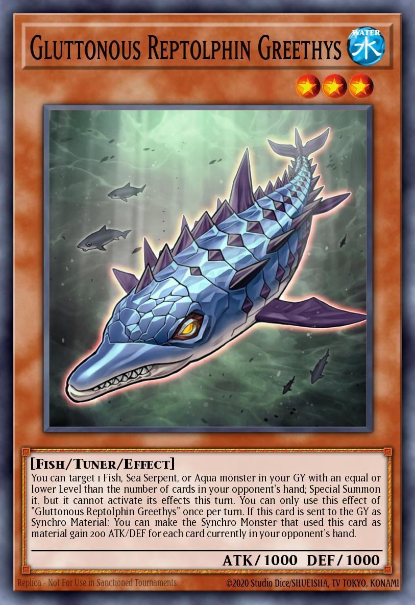 Gluttonous Reptolphin Greethys PHRA-EN027 – Phantom Rage