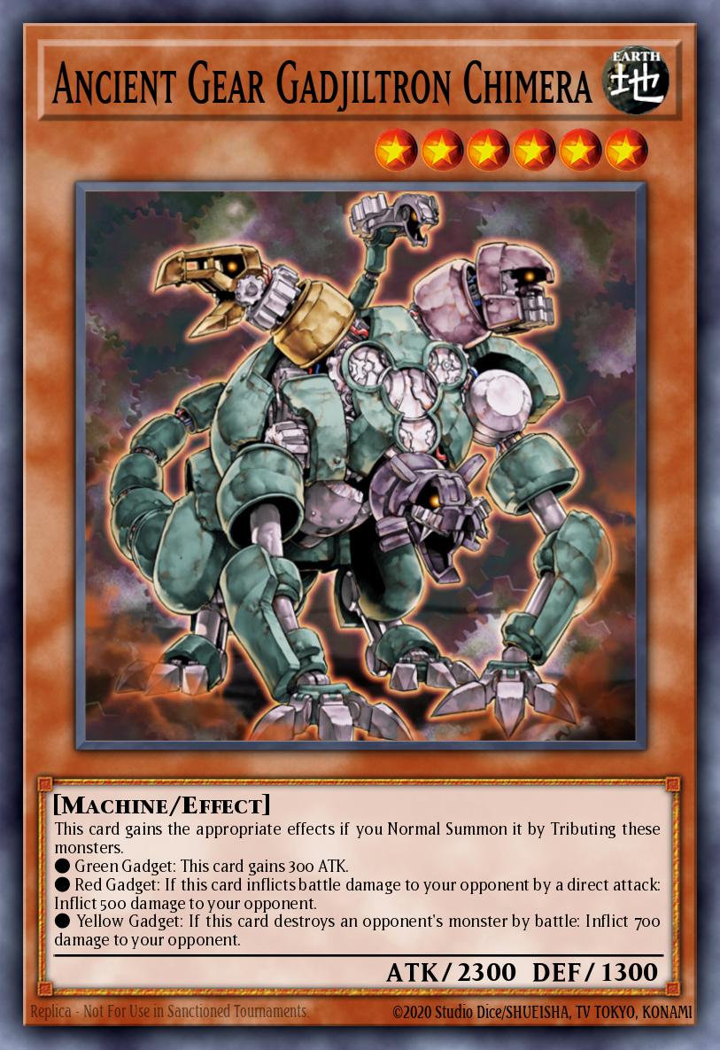 Ancient Gear Gadjiltron Chimera SDGR-EN012 – Geargia Rampage Structure Deck