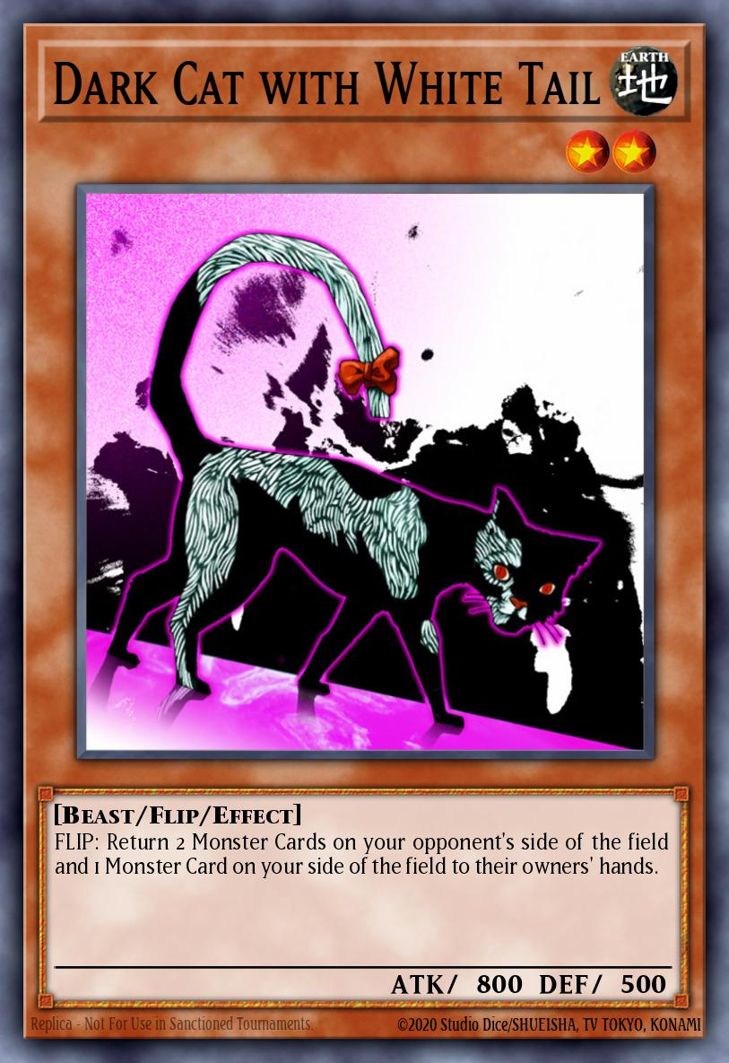 Dark Cat with White Tail MFC-083 – Magician's Force