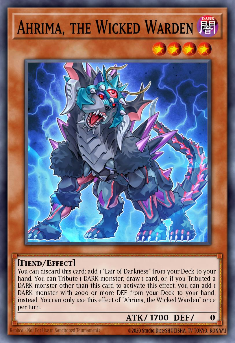 Ahrima, the Wicked Warden EGS1-EN016 – Egyptian God Deck: Slifer the Sky Dragon