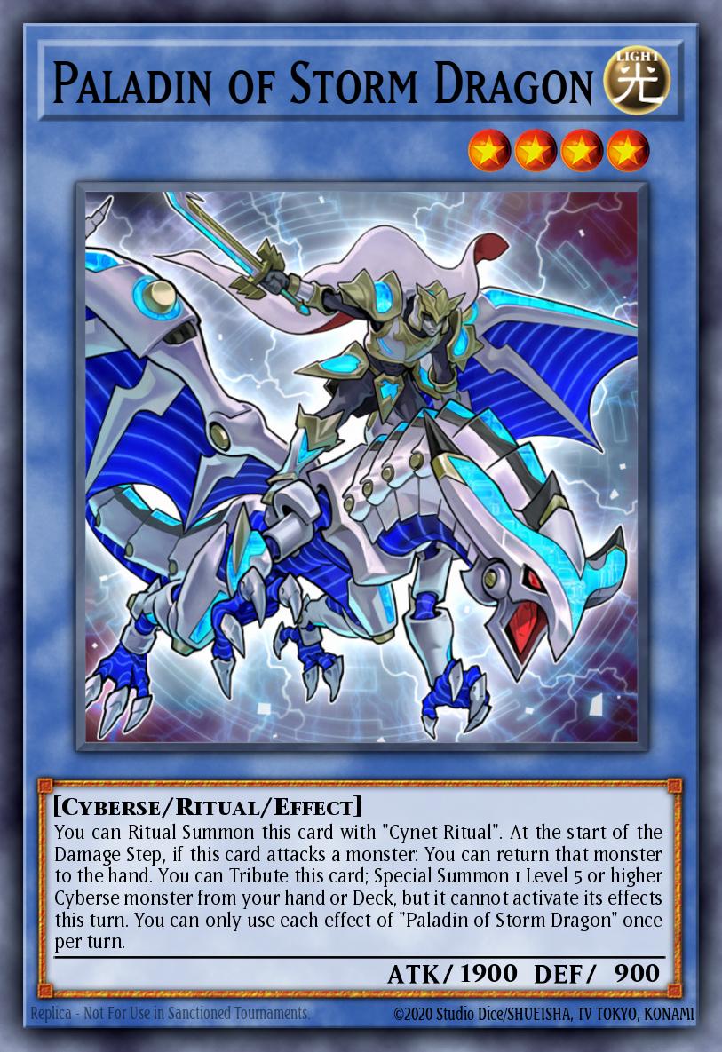 Paladin of Storm Dragon CYHO-EN031 – Cybernetic Horizon