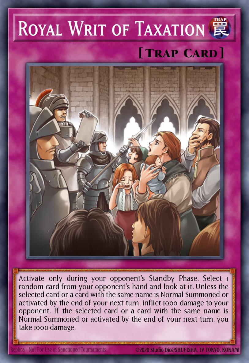 Royal Writ of Taxation POTD-EN054 – Power of the Duelist