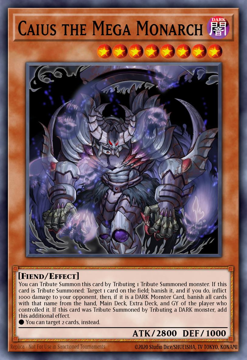 Caius the Mega Monarch SR06-EN008 – Structure Deck: Lair of Darkness