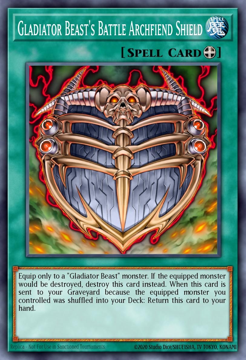 Gladiator Beast's Battle Archfiend Shield AP03-EN022 – Astral Pack Three