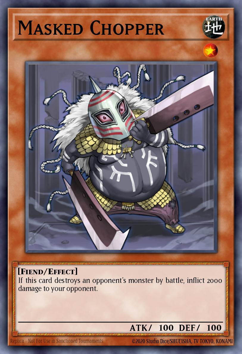 Masked Chopper GX03-EN003 – Yu-Gi-Oh! GX Spirit Caller promotional cards