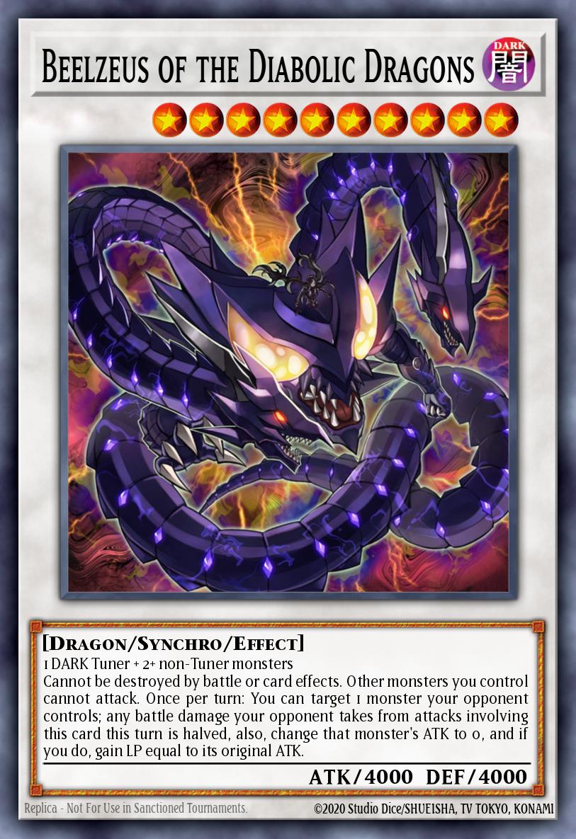 Beelzeus of the Diabolic Dragons YF08-EN001 – Yu-Gi-Oh! 5D's volume 8 promotional card