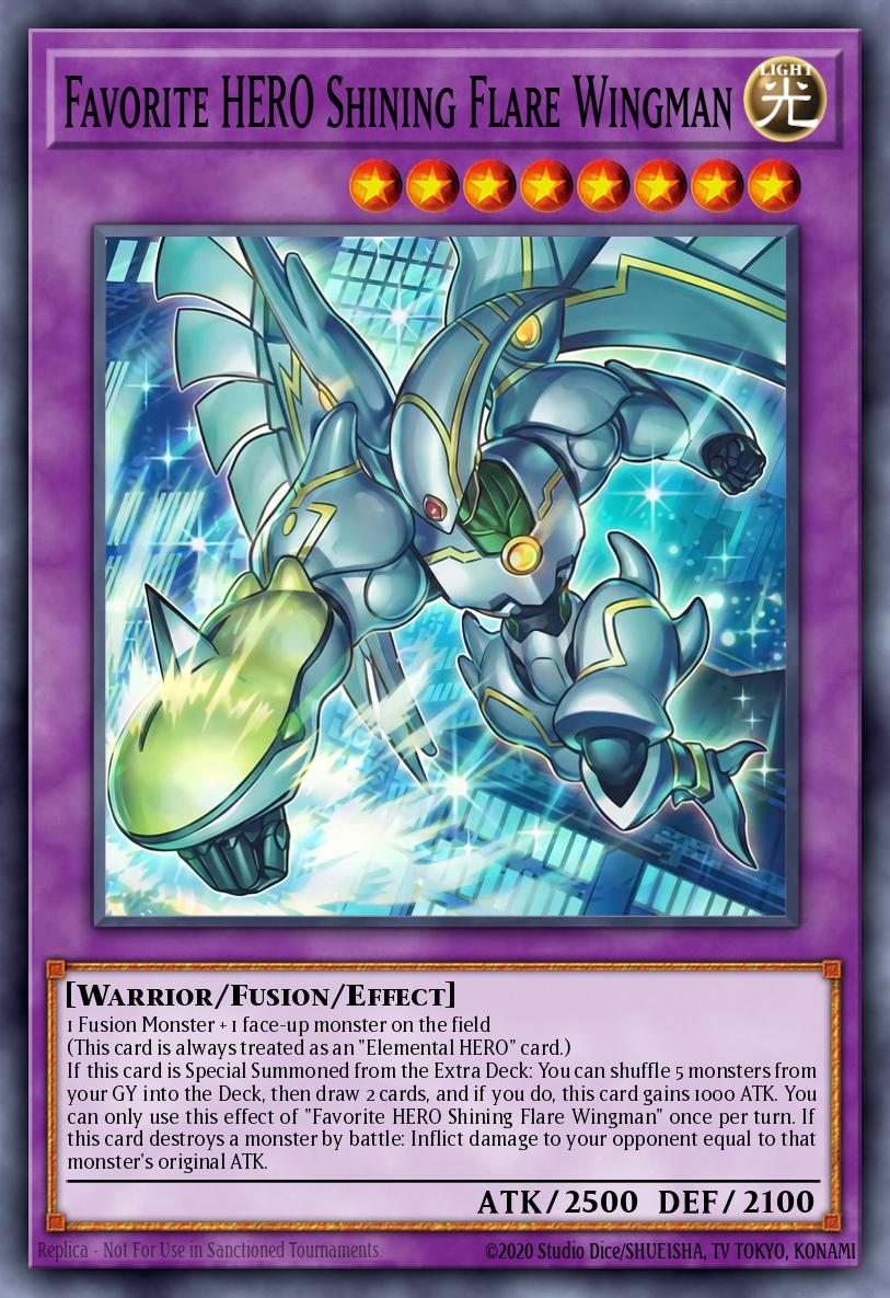 Favorite HERO Shining Flare Wingman MAMO-EN004 – Magnificent Monsters