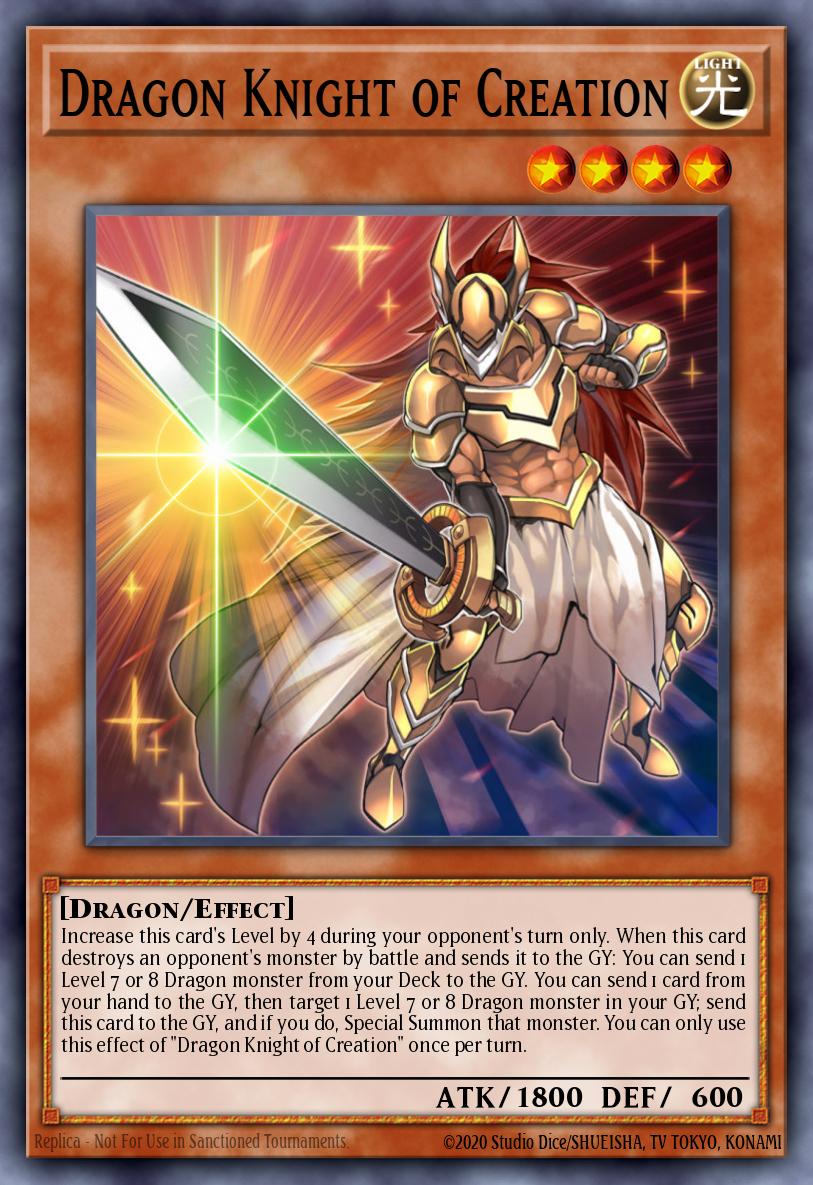 Dragon Knight of Creation SR02-EN002 – Rise of the True Dragons Structure Deck