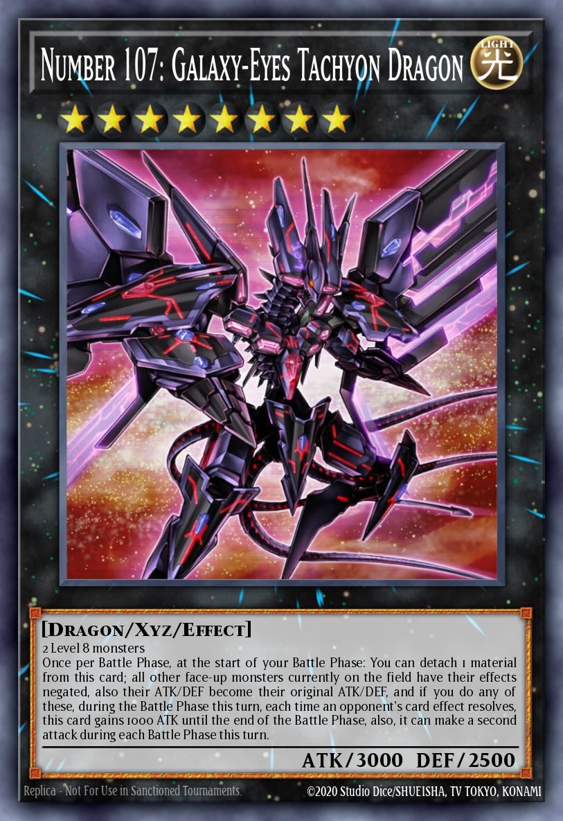 Number 107: Galaxy-Eyes Tachyon Dragon LTGY-EN044 – Lord of the Tachyon Galaxy