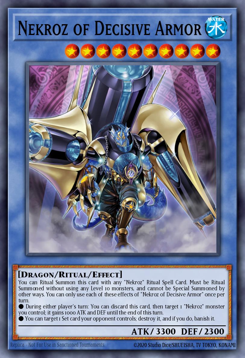 Nekroz of Decisive Armor BLMM-EN133 – Battles of Legend: Monster Mayhem
