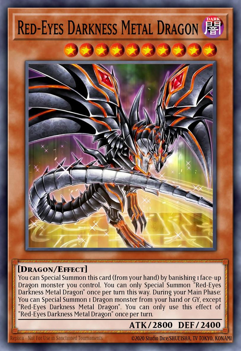 Red-Eyes Darkness Metal Dragon SDDC-EN013 – Dragons Collide Structure Deck