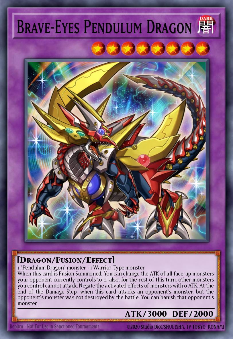 Brave-Eyes Pendulum Dragon RATE-EN039 – Raging Tempest