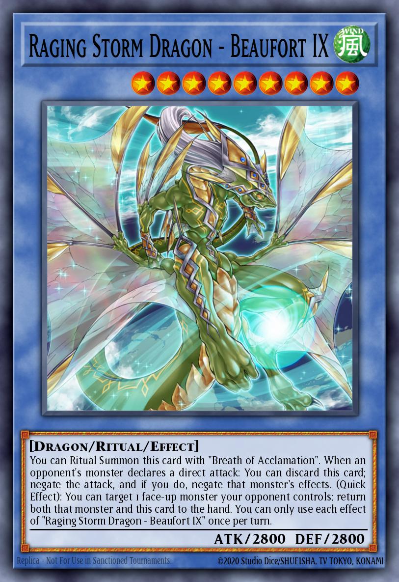 Raging Storm Dragon - Beaufort IX BLVO-EN082 – Blazing Vortex