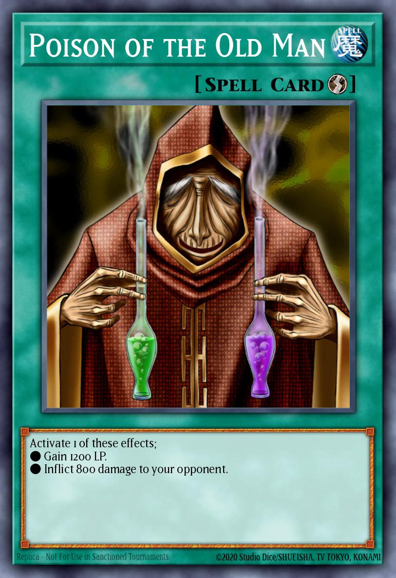 Poison of the Old Man YS15-ENF18 – Saber Force Starter Deck
