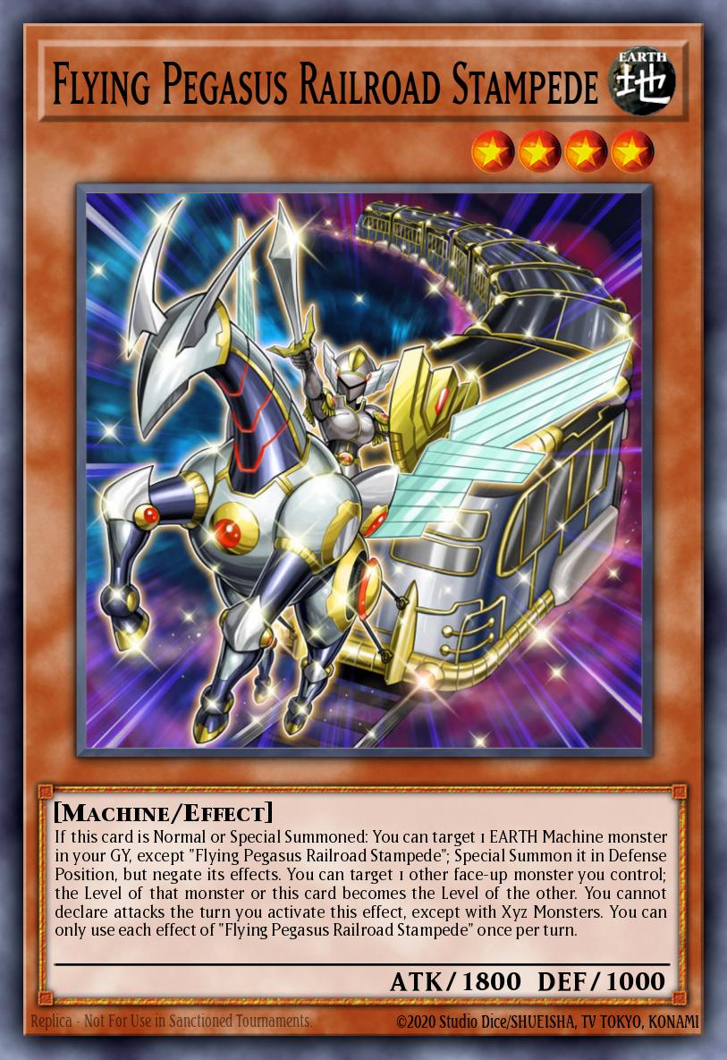 Flying Pegasus Railroad Stampede LED4-EN036 – Legendary Duelists: Sisters of the Rose