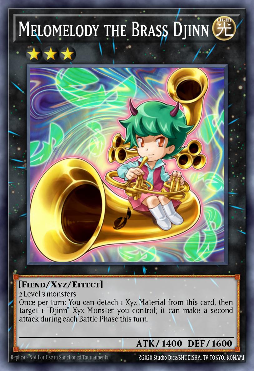 Melomelody the Brass Djinn YS12-EN042 – Starter Deck: Xyz Symphony