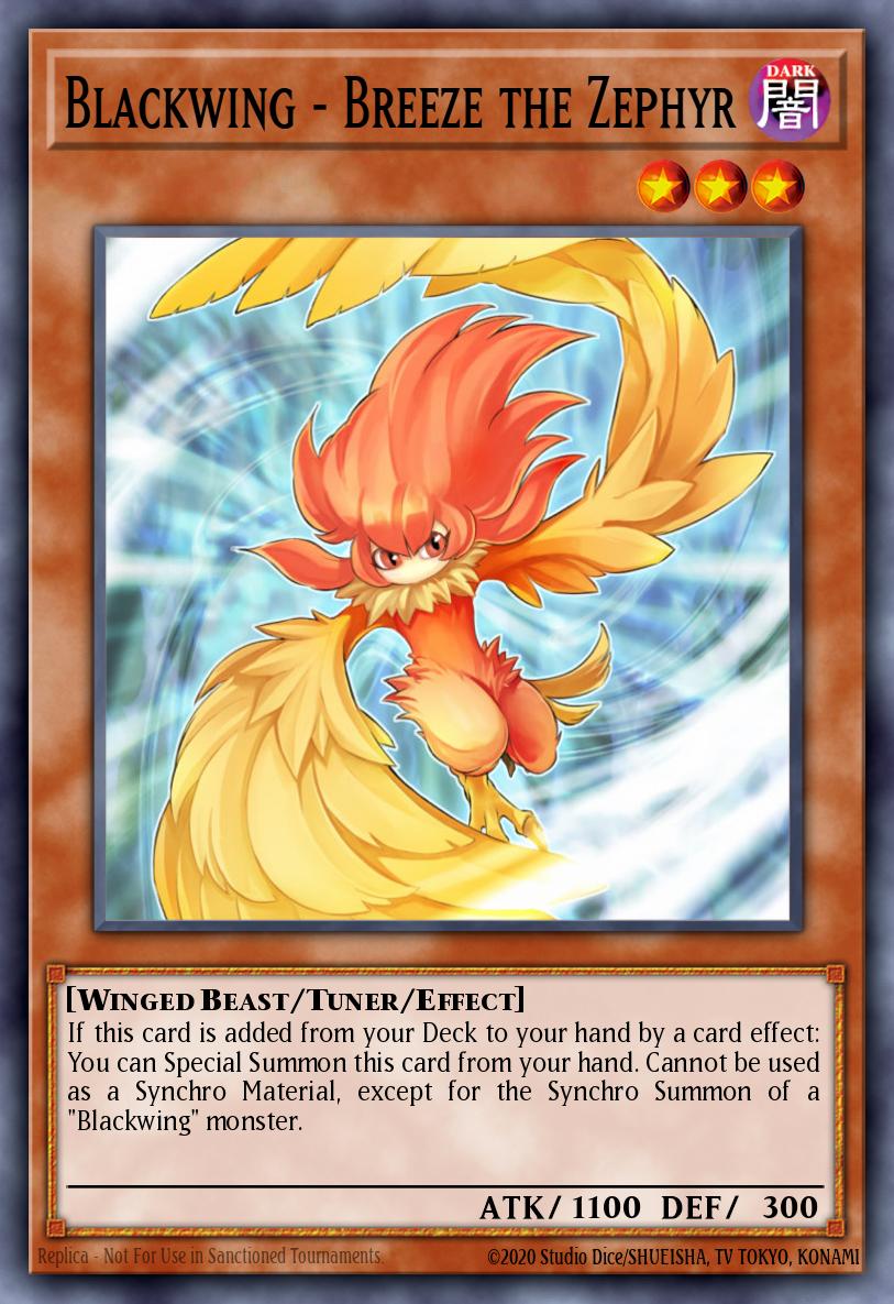 Blackwing - Breeze the Zephyr BLCR-EN061 – Battles of Legend: Crystal Revenge