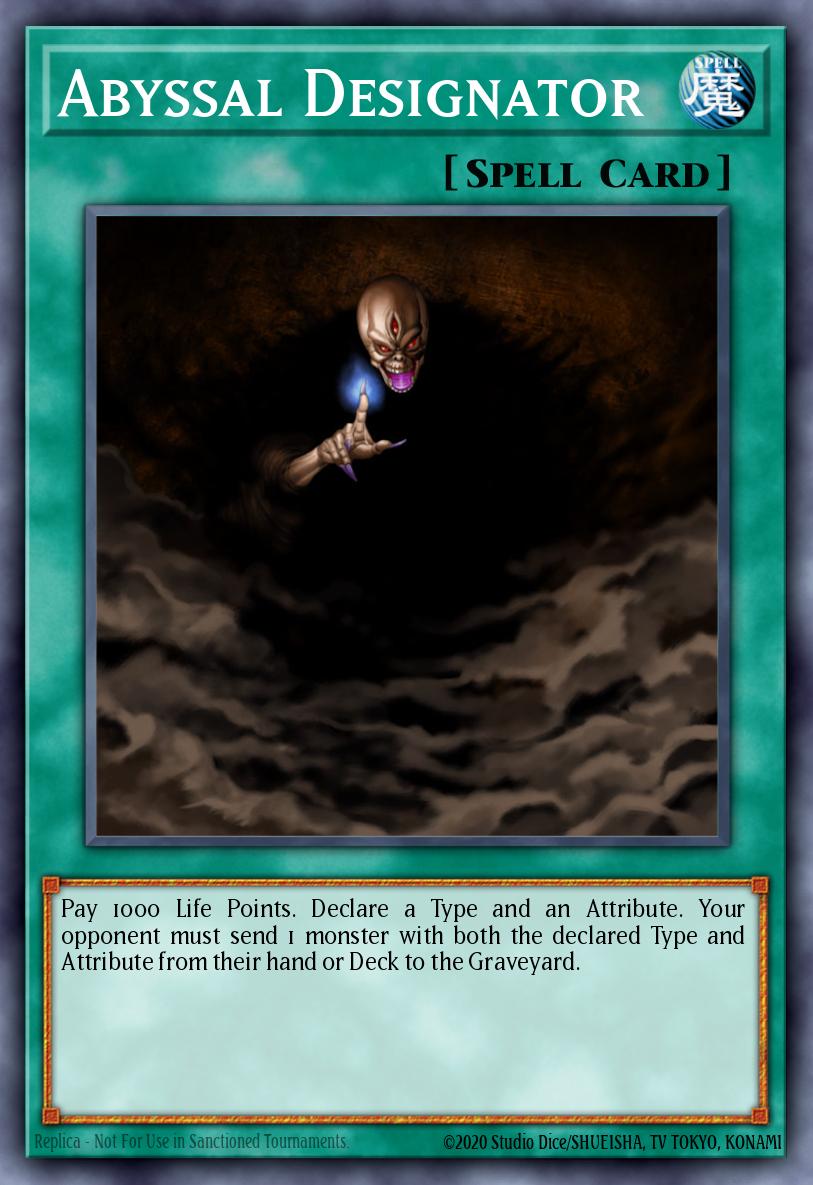 Abyssal Designator SOD-EN040 – Soul of the Duelist