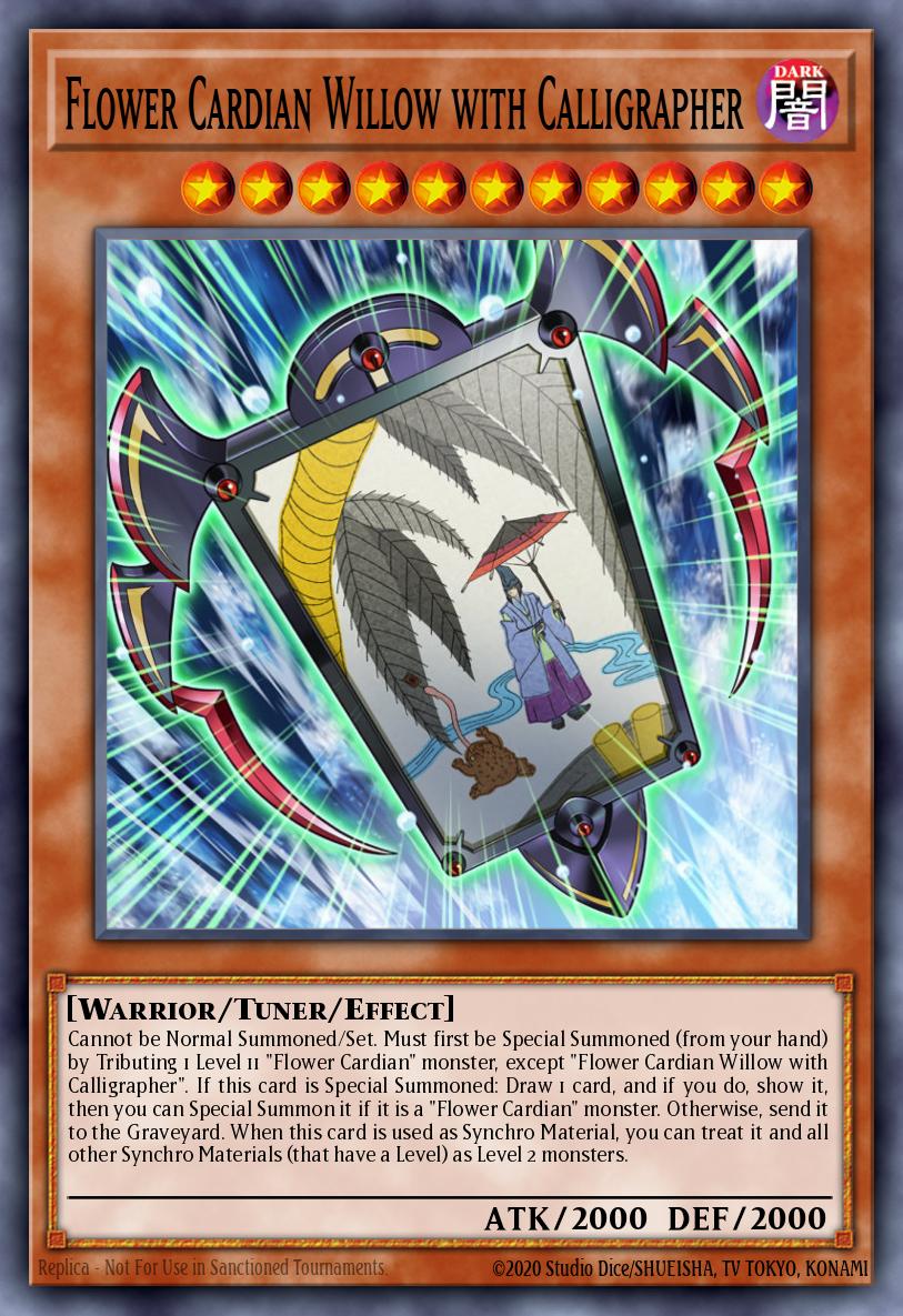Flower Cardian Willow with Calligrapher DLCS-EN133 – Dragons of Legend: The Complete Series