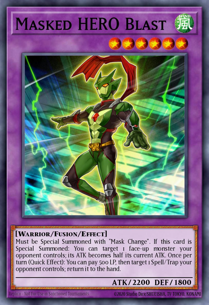Masked HERO Blast JUMP-EN078 – Weekly Shonen Jump October 2016 membership promotional card
