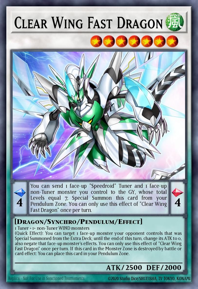 Clear Wing Fast Dragon LAVD-ENS29 – Legendary Arc-V Decks