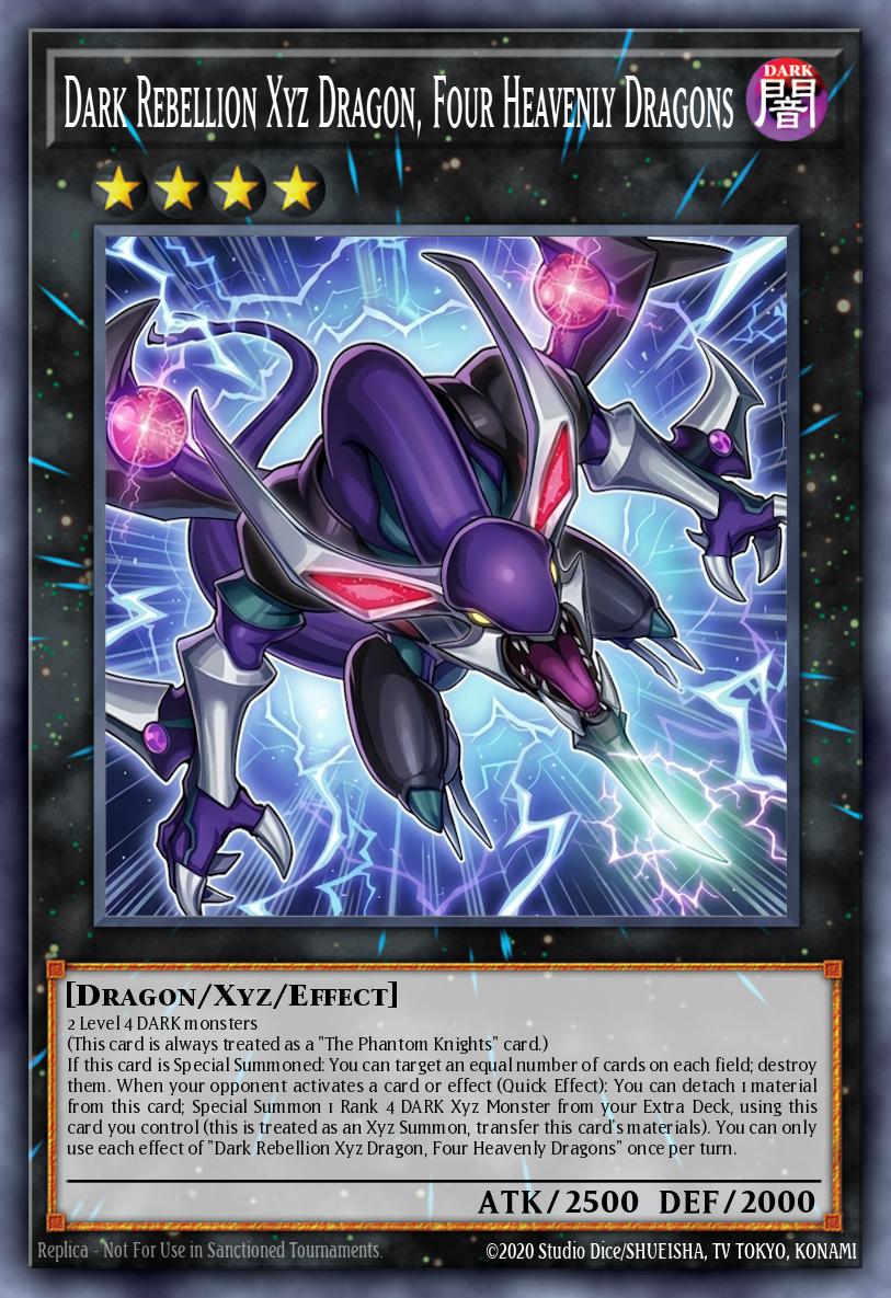 Dark Rebellion Xyz Dragon, Four Heavenly Dragons MAMS-EN015 – Magnificent Maestros