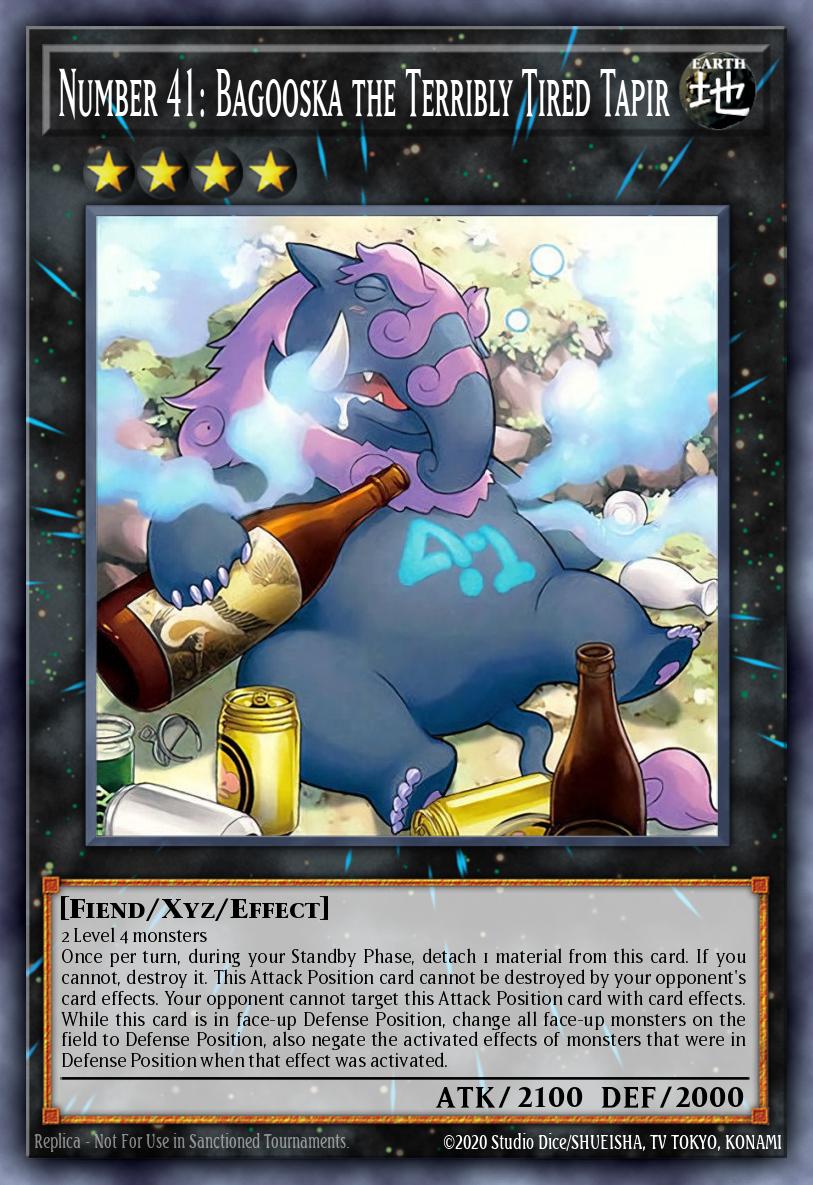 Number 41: Bagooska the Terribly Tired Tapir L26D-ENM24 – Legendary Modern Decks 2026
