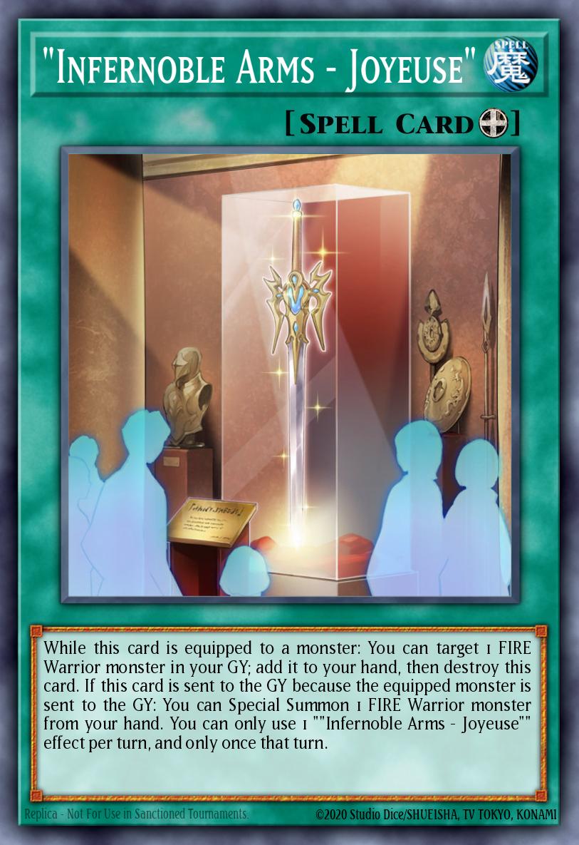 "Infernoble Arms - Joyeuse" ROTD-EN055 – Rise of the Duelist