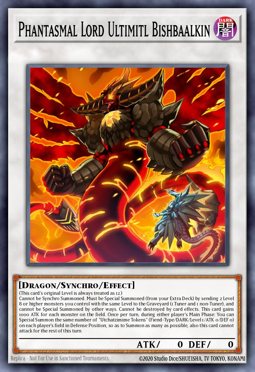 Phantasmal Lord Ultimitl Bishbaalkin PGL3-EN006 – Premium Gold: Infinite Gold