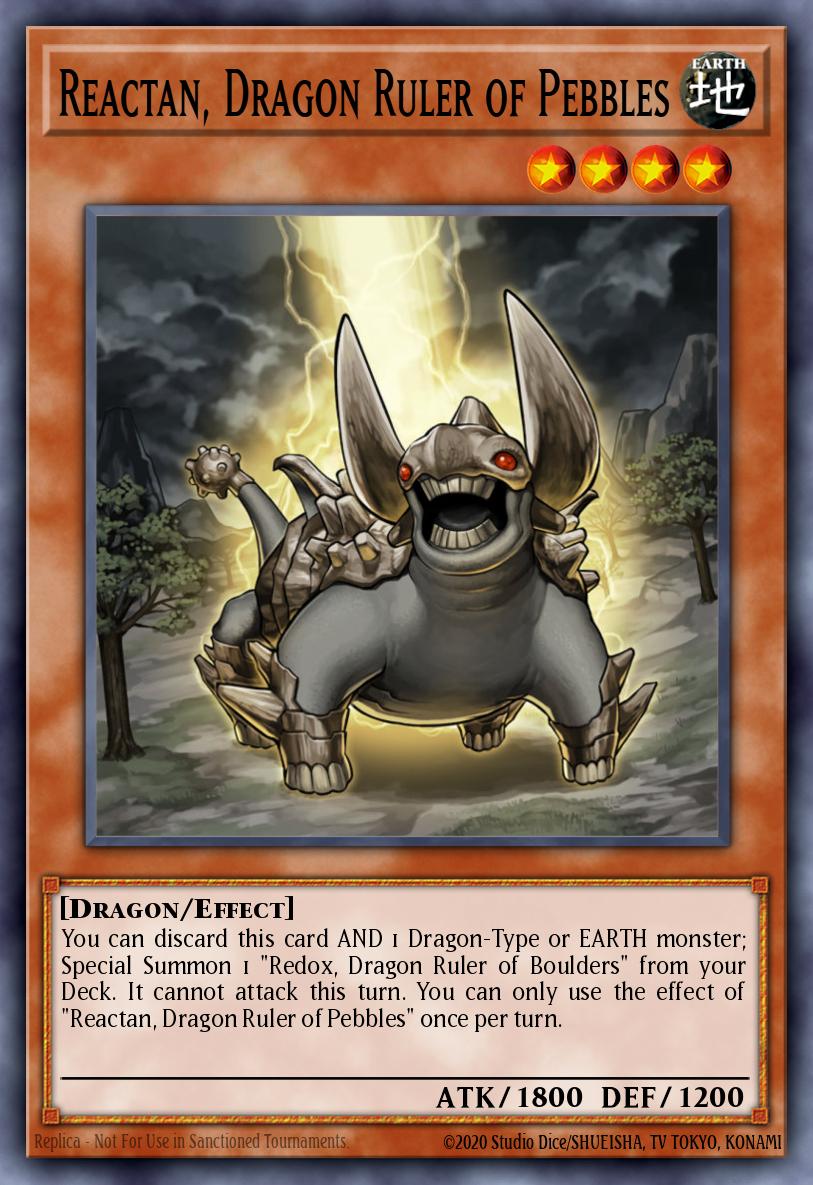 Reactan, Dragon Ruler of Pebbles LTGY-EN095 – Lord of the Tachyon Galaxy