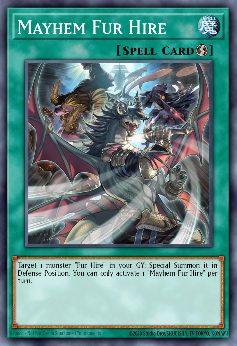 Mayhem Fur Hire BLGG-EN116 – Battles of Legend: Glorious Gallery