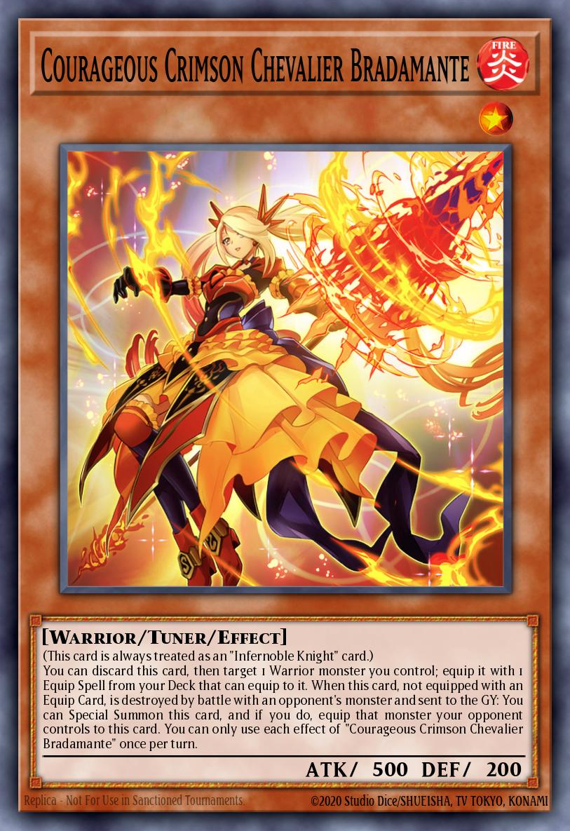 Courageous Crimson Chevalier Bradamante BLMR-EN014 – Battles of Legend: Monstrous Revenge