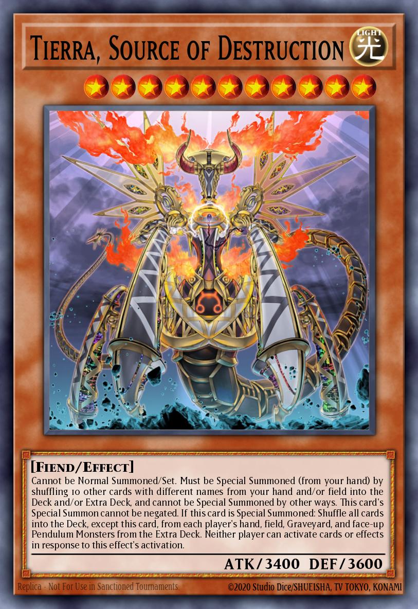 Tierra, Source of Destruction RATE-EN027 – Raging Tempest