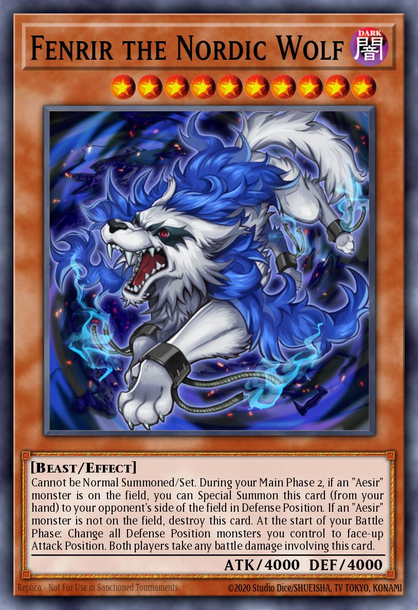 Fenrir the Nordic Wolf LC05-EN002 – Legendary Collection 5D's