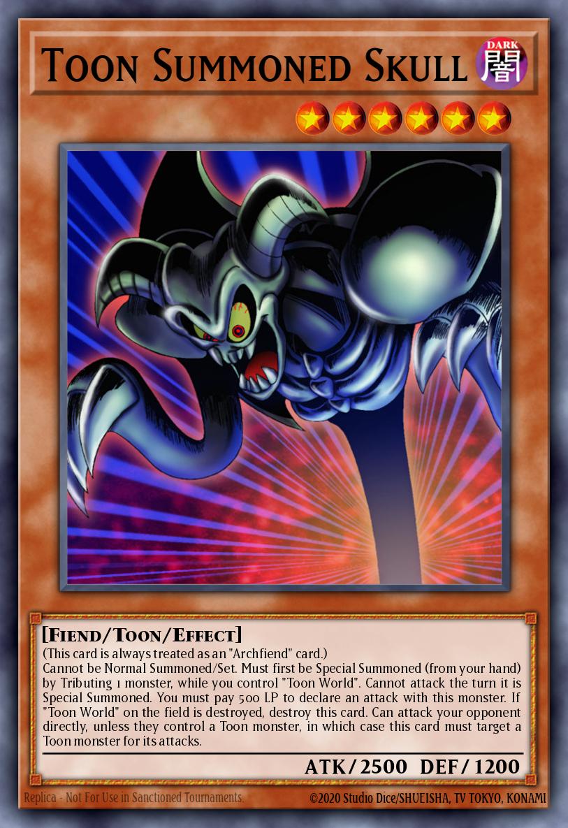 Toon Summoned Skull SS04-ENB09 – Speed Duel Starter Decks: Match of the Millennium