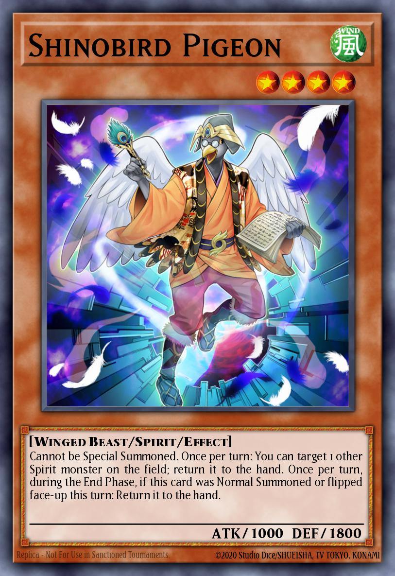 Shinobird Pigeon RATE-EN024 – Raging Tempest