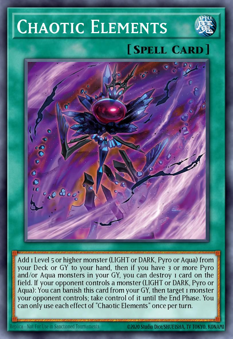 Chaotic Elements OP30-EN011 – OTS Tournament Pack 30