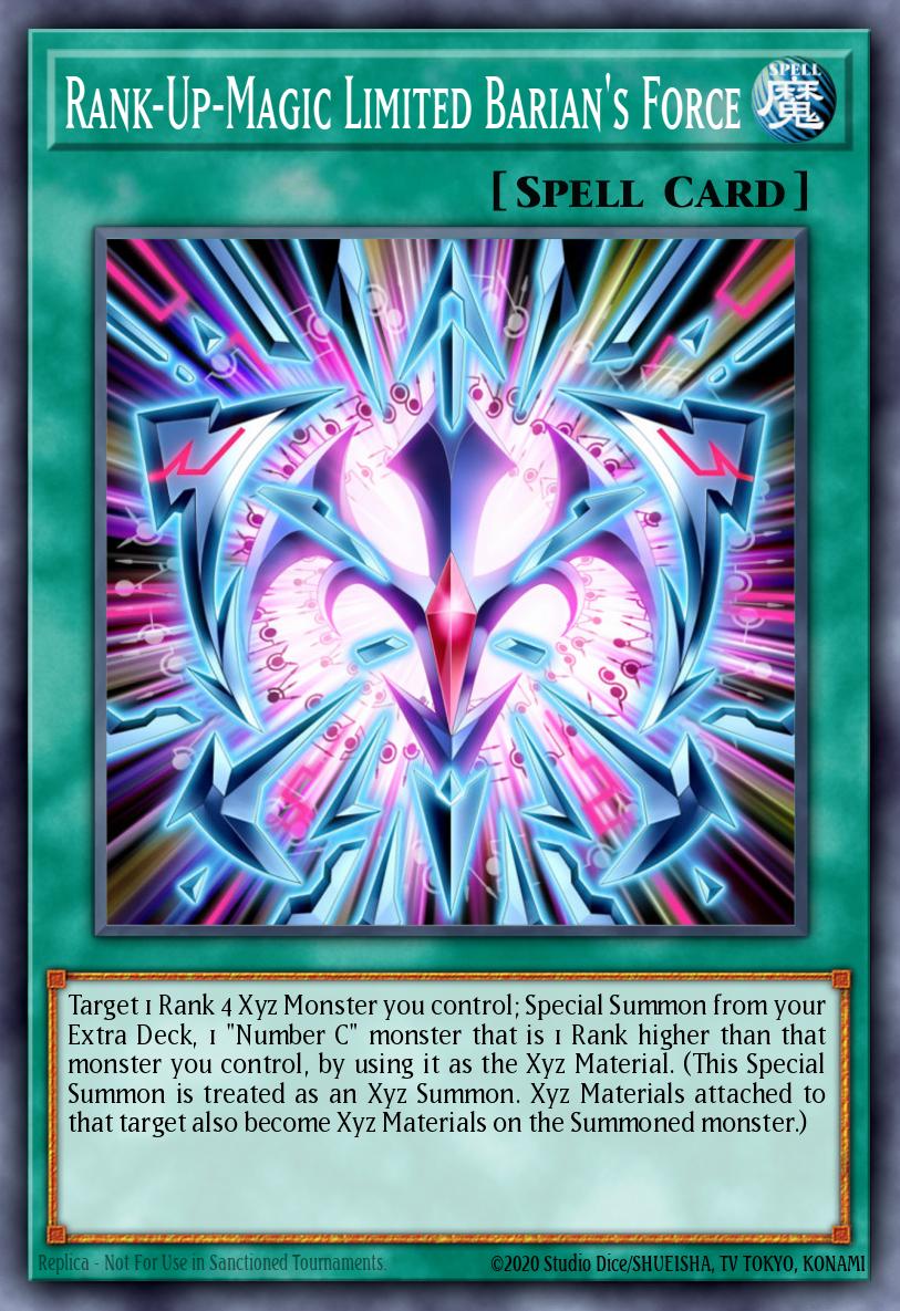 Rank-Up-Magic Limited Barian's Force YS13-ENV02 – Super Starter Power-Up Pack