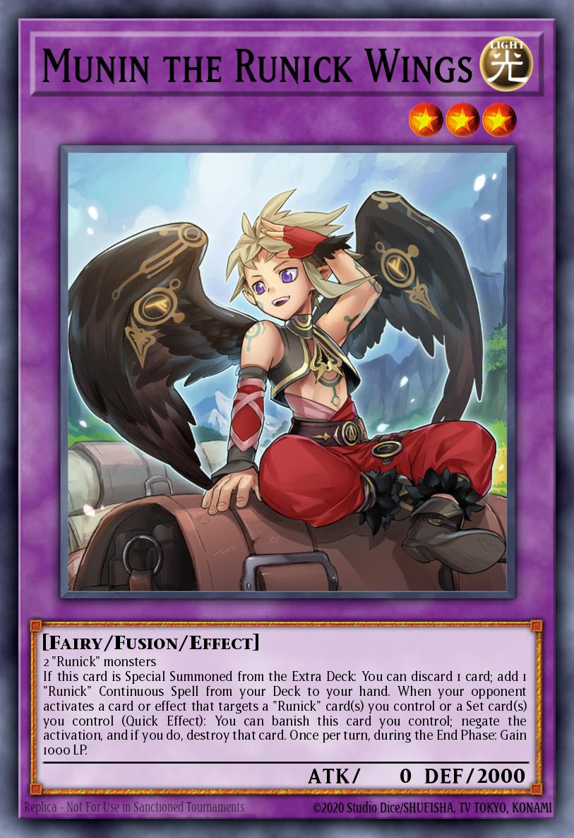 Munin the Runick Wings MP23-EN250 – 25th Anniversary Tin: Dueling Heroes Mega Pack
