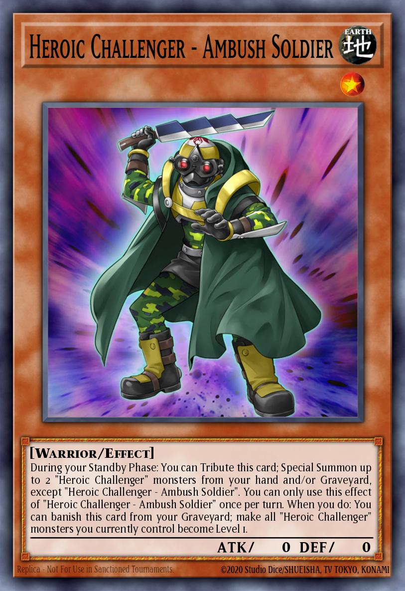 Heroic Challenger - Ambush Soldier NUMH-EN010 – Number Hunters