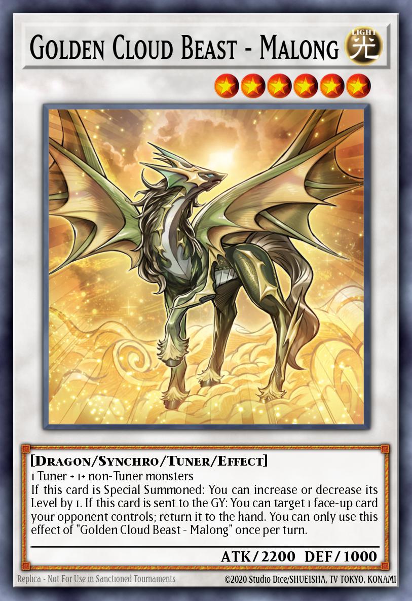 Golden Cloud Beast - Malong MP24-EN203 – 25th Anniversary Tin: Dueling Mirrors