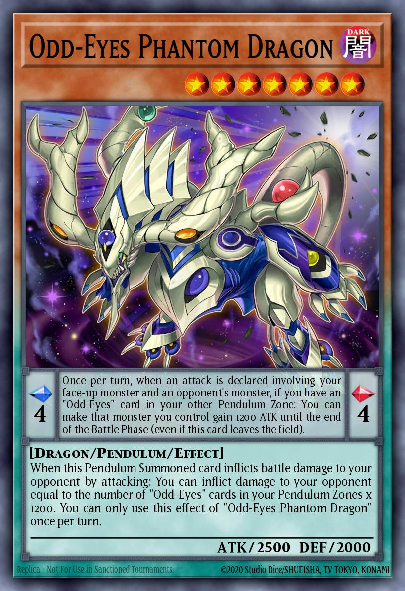 Odd-Eyes Phantom Dragon YA01-EN001 – Yu-Gi-Oh! ARC-V Volume 1 promotional card