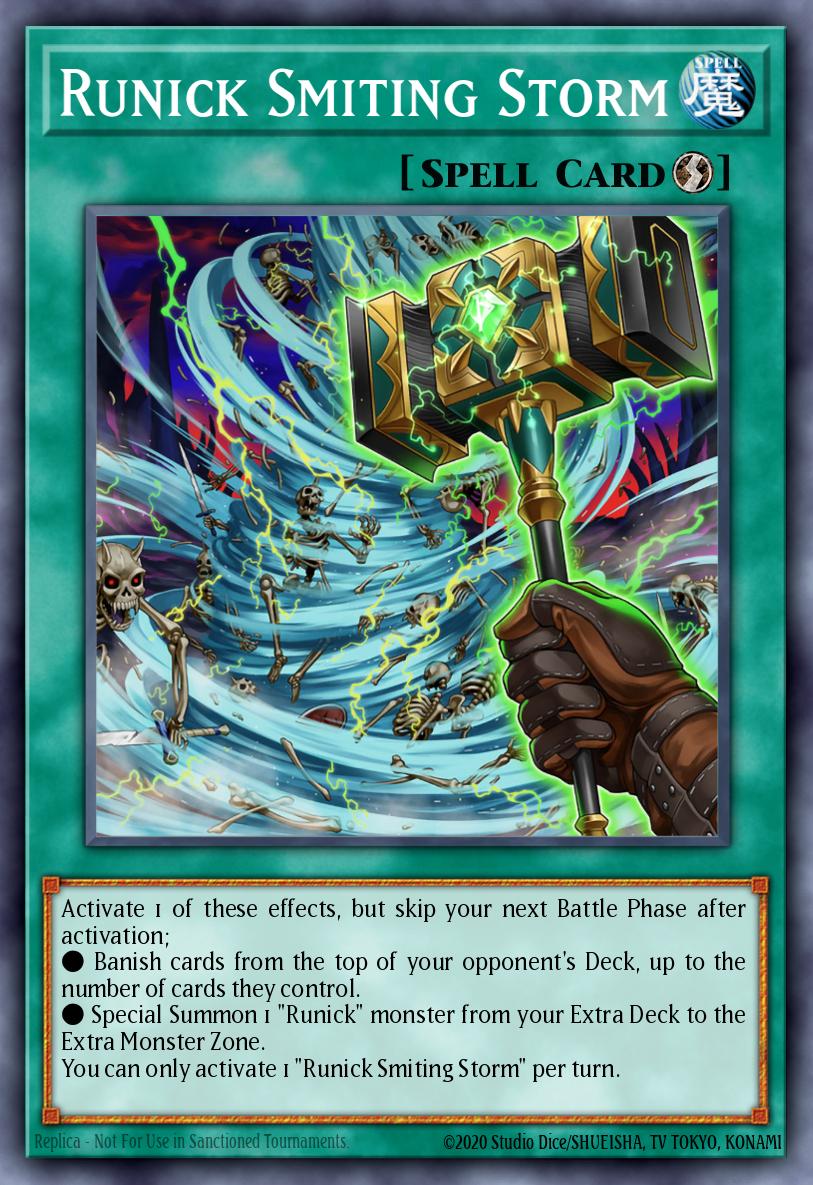 Runick Smiting Storm MP23-EN248 – 25th Anniversary Tin: Dueling Heroes Mega Pack