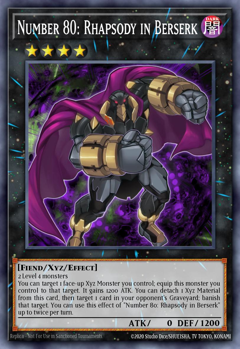 Number 80: Rhapsody in Berserk AP06-EN010 – Astral Pack Six